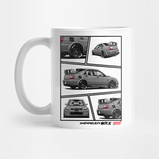 Impreza WRX STI Hawkeye Grey, JDM Car Mug